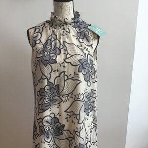 Mint Julep- shop the mint ivory floral dress